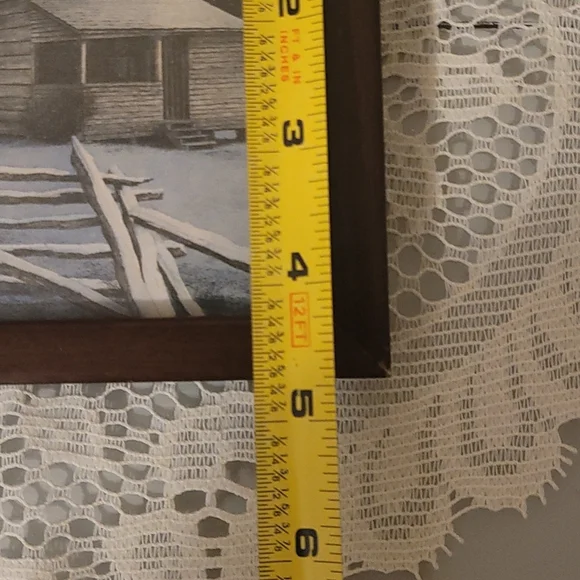 Vintage Winter Cabin Print - Picture 8 of 13